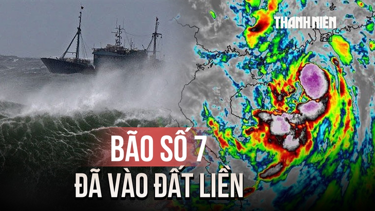 Bão số 7 (Tapah) vào đất liền, sức gió mạnh nhất giật cấp 13