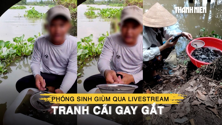 Tháng 7 âm lịch, phóng sinh giùm qua livestream: Tranh cãi gay gắt