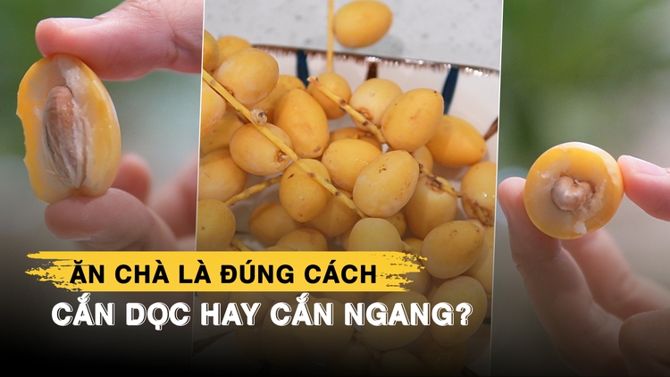 Thử ăn chà là theo trend tranh cãi trên TikTok: Có phải cắn dọc thì ngọt, cắn ngang lại chát