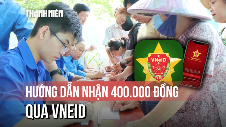Hướng dẫn nhận quà tết 400.000 đồng qua VNeID liên kết ngân hàng