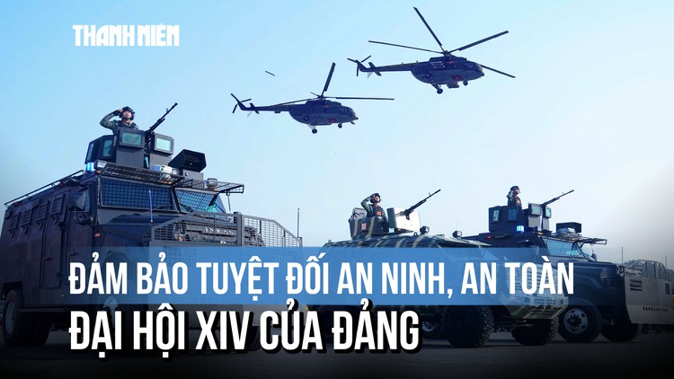 Toàn cảnh lễ xuất quân bảo đảm an ninh, trật tự Đại hội XIV của Đảng