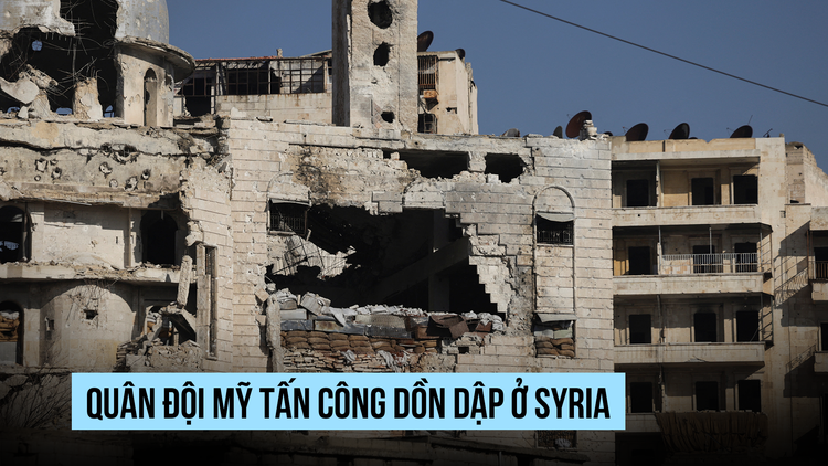 Mỹ ồ ạt không kích Syria để đáp trả IS