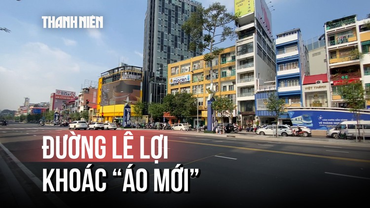 TP.HCM: Người dân phấn khởi khi đường Lê Lợi 'khoác áo mới'