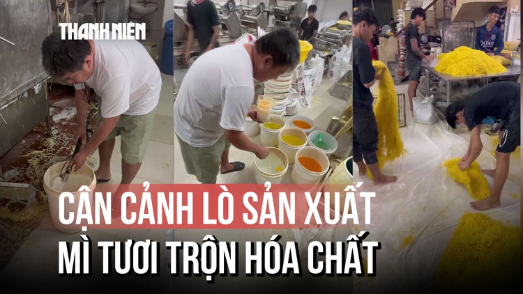 Triệt phá lò sản xuất mì sợi 'ngậm' hóa chất ở TP.HCM: 10 năm đầu độc người tiêu dùng