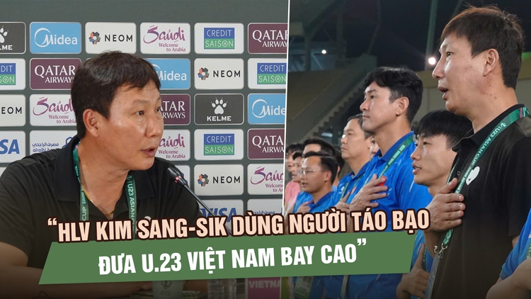 Báo chí Hàn Quốc đồng loạt khen HLV Kim Sang-sik: Dùng người linh hoạt, có bản sắc