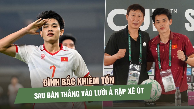 Đình Bắc khiêm tốn sau bàn thắng vào lưới Ả Rập Xê Út: ‘Đây là kết quả của toàn đội’