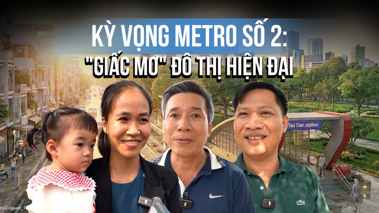 Ám ảnh kẹt xe vào trung tâm, người dân kỳ vọng metro số 2 sớm hoàn thành