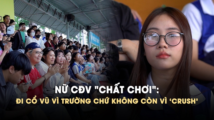 Nữ CĐV SGU đi xem bóng đá: ‘Năm ngoái vì crush, năm nay vì đam mê’