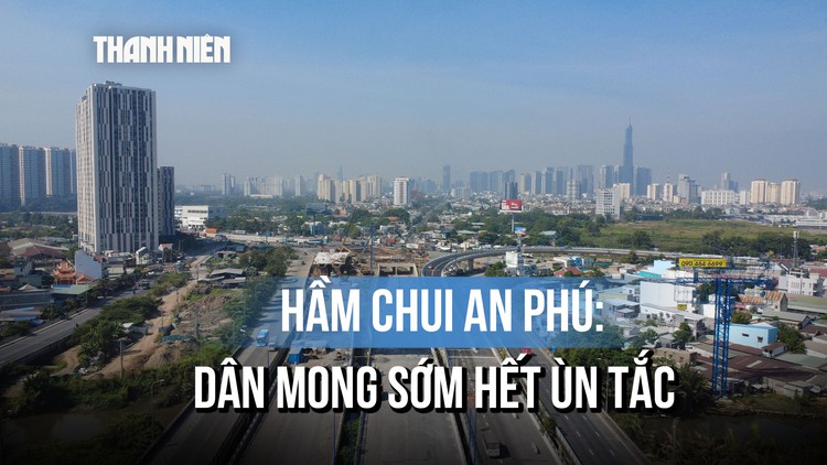 [FLYCAM] Hầm chui nút giao An Phú hiện trạng ra sao sát ngày thông xe?