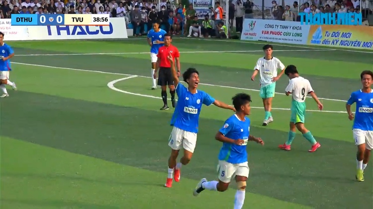 Highlight Trường ĐH Đồng Tháp (DThU) 3-0 ĐH Trà Vinh (TVU): Cú knock-out nhà vô địch