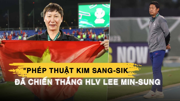 Báo chí Hàn Quốc thừa nhận HLV Kim Sang-sik thắng cuộc đấu trí với HLV Lee Min-sung