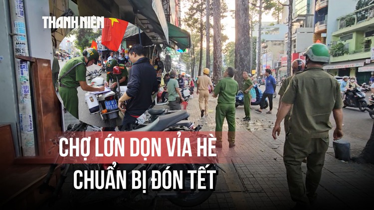 Chợ Lớn dọn lại vỉa hè: Trả lối đi cho người dân, giữ an toàn đô thị