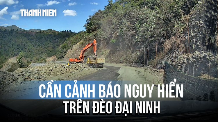 QL28B: Đèo Đại Ninh tiềm ẩn rủi ro vì thiếu rào chắn, cảnh báo