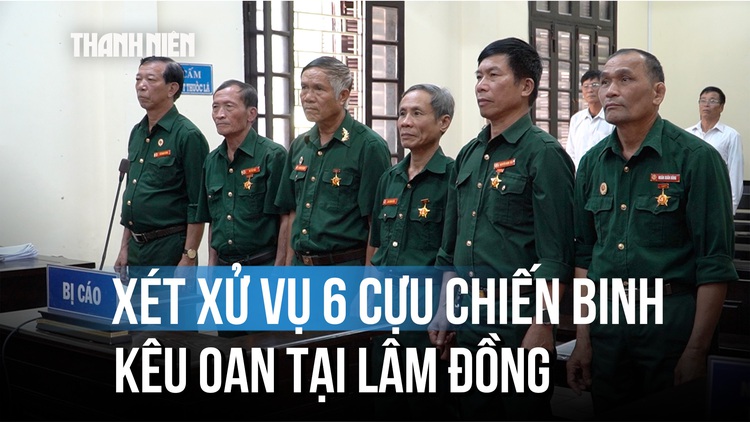Tiếp tục xét xử vụ 6 cựu chiến binh kêu oan tại Lâm Đồng