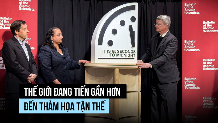 Đồng hồ tận thế đến sát thời khắc thảm họa của thế giới