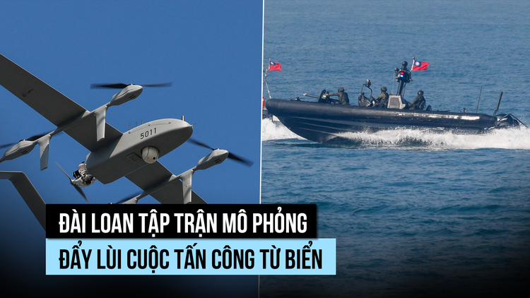 Đài Loan diễn tập mô phỏng chống tấn công từ biển