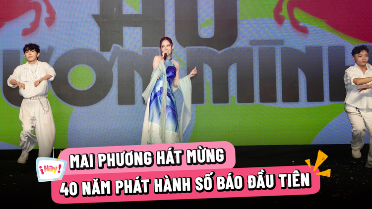 Mai Phương hát 'Hò Vươn Mình' mừng sinh nhật 40 năm Báo Thanh Niên