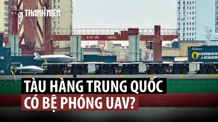 Trung Quốc thêm máy phóng UAV lên tàu hàng 'tua tủa' tên lửa?