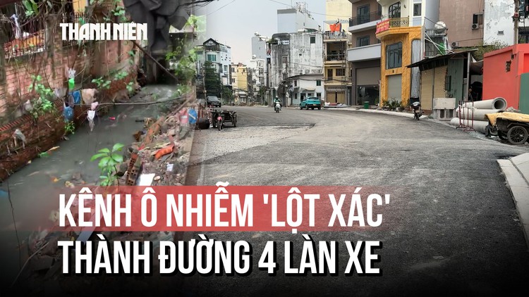 Kênh ô nhiễm gần sân bay Tân Sơn Nhất sắp thành tuyến đường mới