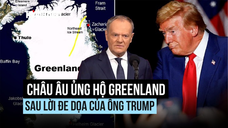 Giới lãnh đạo châu Âu ủng hộ Greenland sau đe dọa mới từ ông Trump