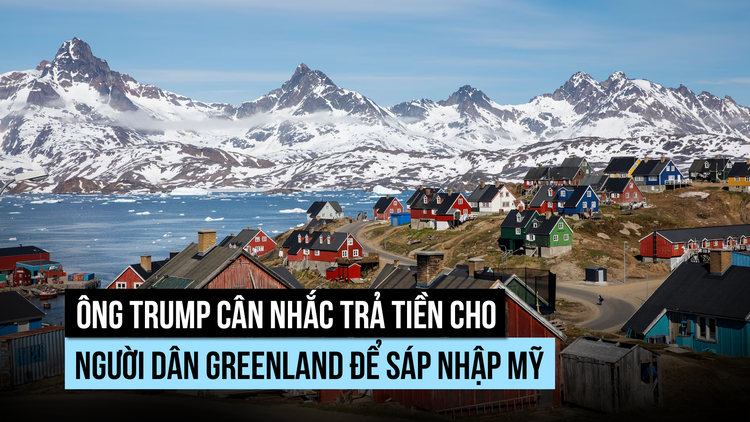 Ông Trump tính chuyện trả tiền để dân Greenland sáp nhập Mỹ