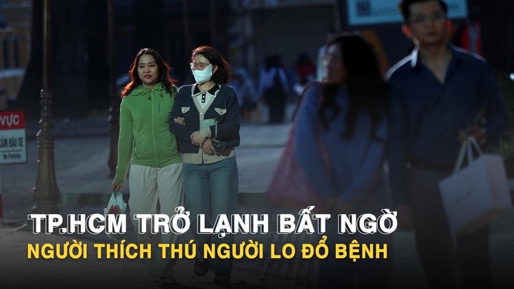 TP.HCM trở lạnh: Người thích thú, người lo đổ bệnh