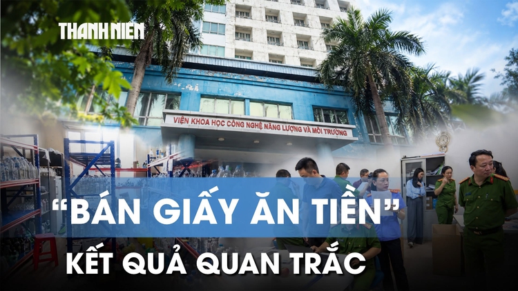 'Bán giấy ăn tiền' kết quả quan trắc: Nhiều giám đốc, trưởng phòng bị khởi tố