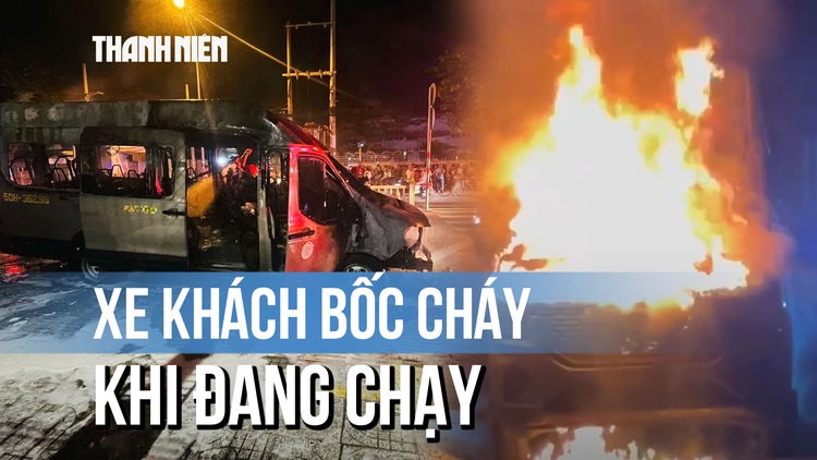 Xe khách cháy trơ khung ở TP.HCM: Tài xế kể lại dấu hiệu lạ trước sự cố