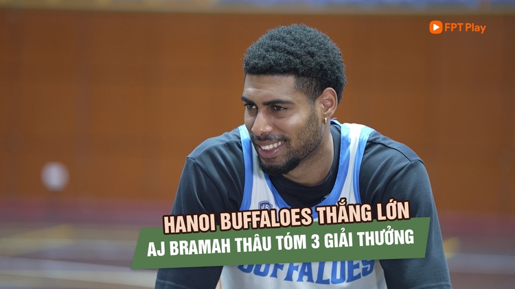 Hanoi Buffaloes thắng lớn tại VBA Awards 2026, AJ Bramah thâu tóm 3 giải thưởng