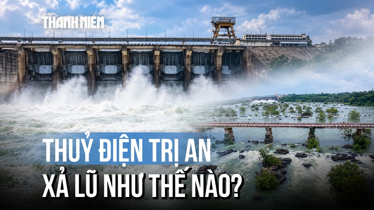 Thủy điện lớn nhất miền Nam xả lũ như thế nào?