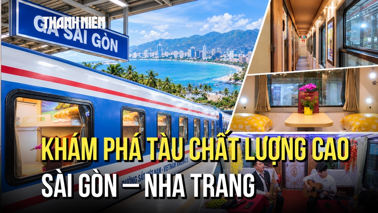 Đi du lịch Nha Trang bằng tàu 'siêu' mới, có wifi tốc độ cao từ ga Sài Gòn