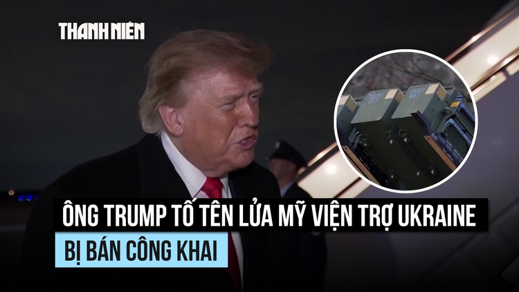 Ông Trump cáo buộc Ukraine bán tên lửa Mỹ viện trợ