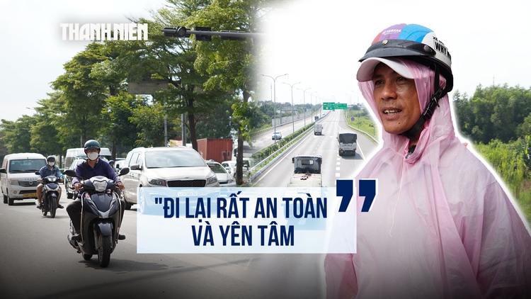 Không được lên cao tốc Bến Lức - Long Thành, người đi xe máy vẫn hưởng lợi theo cách không ngờ