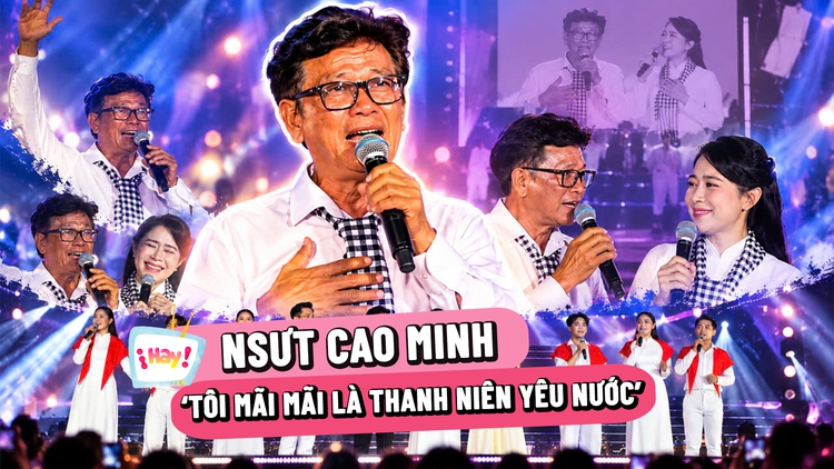 NSƯT Cao Minh: ‘Tôi mãi mãi là thanh niên yêu nước’
