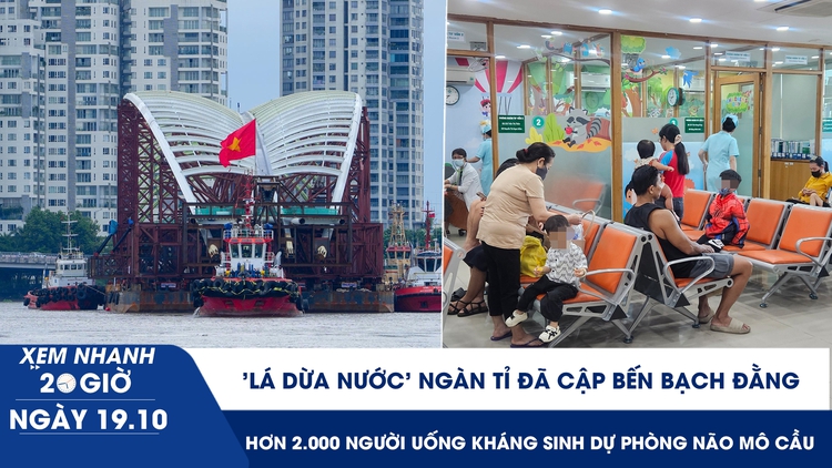 Xem nhanh 20h ngày 19.10: 'Lá dừa nước' ngàn tỉ đã cập bến Bạch Đằng | Cập nhật phòng bệnh não mô cầu ở TP.HCM