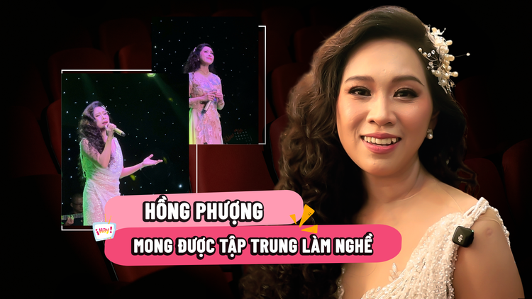 Hồng Phượng trở lại sân khấu, mong được tập trung làm nghề