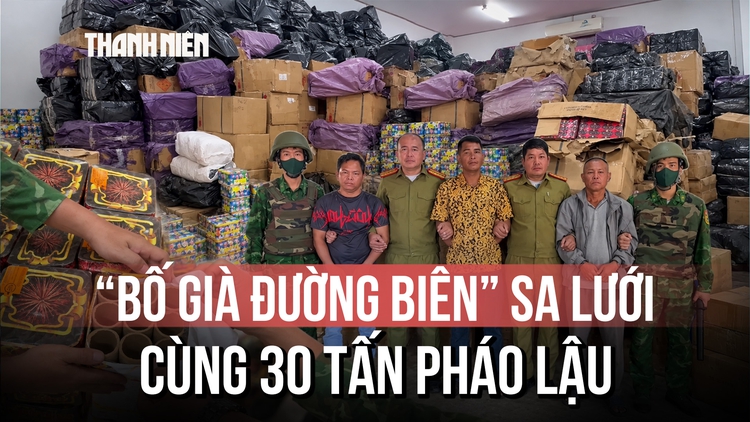 'Bố già đường biên' sa lưới cùng 30 tấn pháo lậu sát Quảng Trị