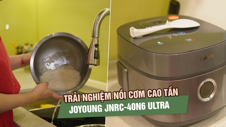 Trải nghiệm nồi cơm điện cao tần Joyoung JNRC-40N6 Ultra: Lòng inox không phủ lớp chống dính