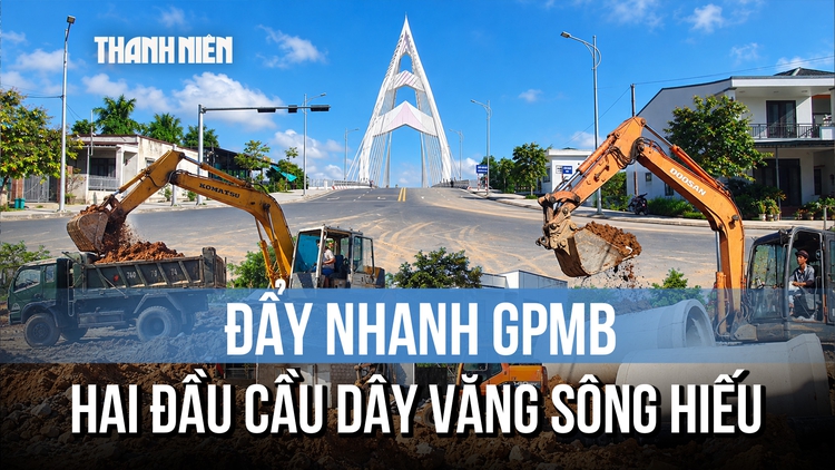Quảng Trị cấp tốc giải phóng mặt bằng, thi công đường hai đầu cầu dây văng sông Hiếu