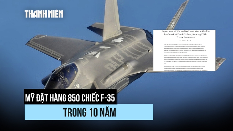Lầu Năm Góc đồng ý mua thêm 850 chiến đấu cơ F-35