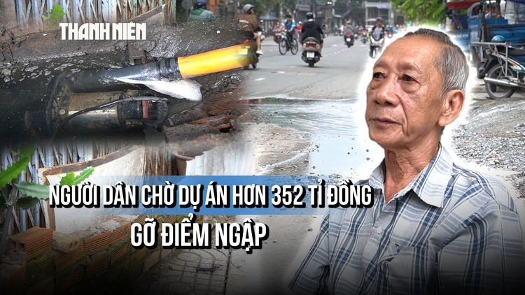 Nhà nâng nền vẫn ngập, buôn bán ế ẩm: Người dân đường Nguyễn Văn Khối mong chờ dự án 352 tỉ đồng