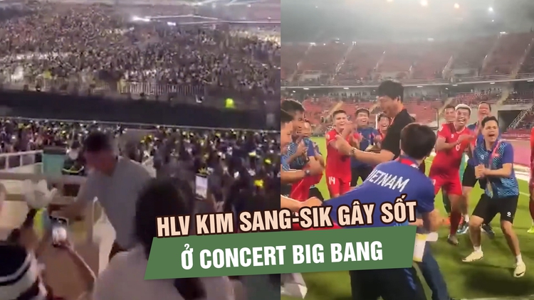 HLV Kim Sang-sik gây sốt ở concert Big Bang: Đi đâu cũng chỉ một điệu nhảy