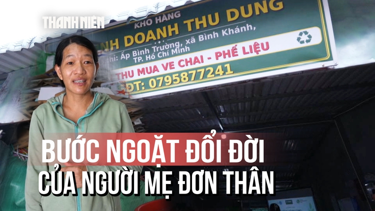 Người mẹ 7 năm gom ve chai nuôi 2 con ở Bình Khánh và bước ngoặt đổi đời