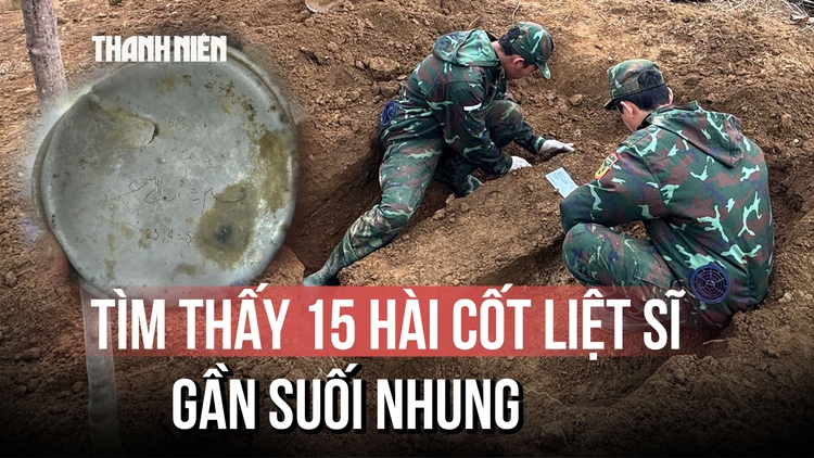 Tìm thấy nồi dã chiến của liệt sĩ có khắc tên dưới lớp đất sâu gần suối Nhung