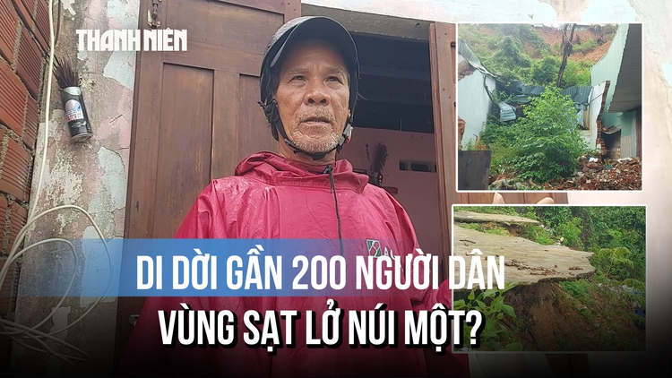 Bỏ nhà đi thuê trọ vì nguy cơ sạt lở, gần 200 người dưới chân núi Một giờ ra sao?