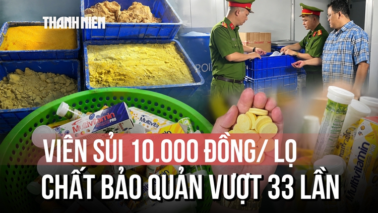 Cú lừa viên sủi giá 10.000 đồng/lọ cho trẻ em: Chứa chất bảo quản vượt ngưỡng 33 lần