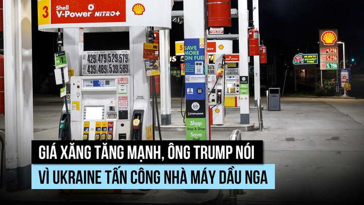 Ông Trump nói giá xăng tăng vì Ukraine, đảng Dân chủ