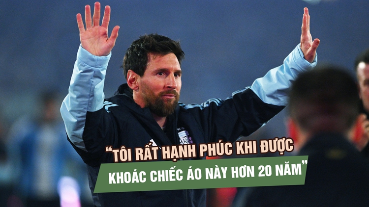 Messi bật khóc trong ngày chia tay đội tuyển: ‘Tôi sẽ luôn ở bên Argentina’ 