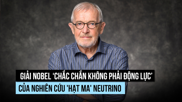 Giải Nobel 'chắc chắn không phải động lực' cho nghiên cứu 'hạt ma' neutrino