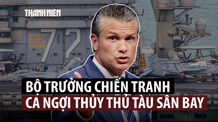 Bộ trưởng Chiến tranh ca ngợi thủy thủ tàu sân bay, Mỹ cân nhắc nối lại tấn công Iran